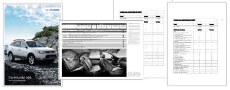 Hyundai ix55 - Kataloge, Datenblaetter & Preislisten
